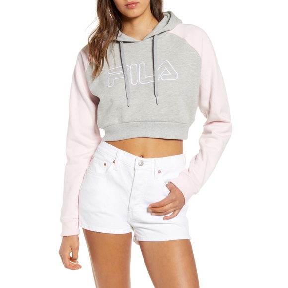Fila Tops - FILA VALERIA CROP COLORBLOCK HOODIE 🛍IN STORES🛍